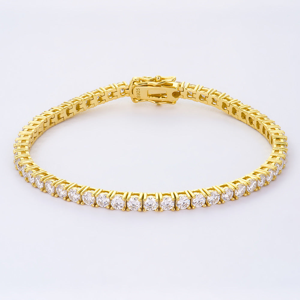 Trendy Moissanite Tennis Bracelet