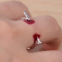Halloween “Nail in Finger” Ring
