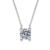 2 Carat Moissanite Necklace (925 Silver)