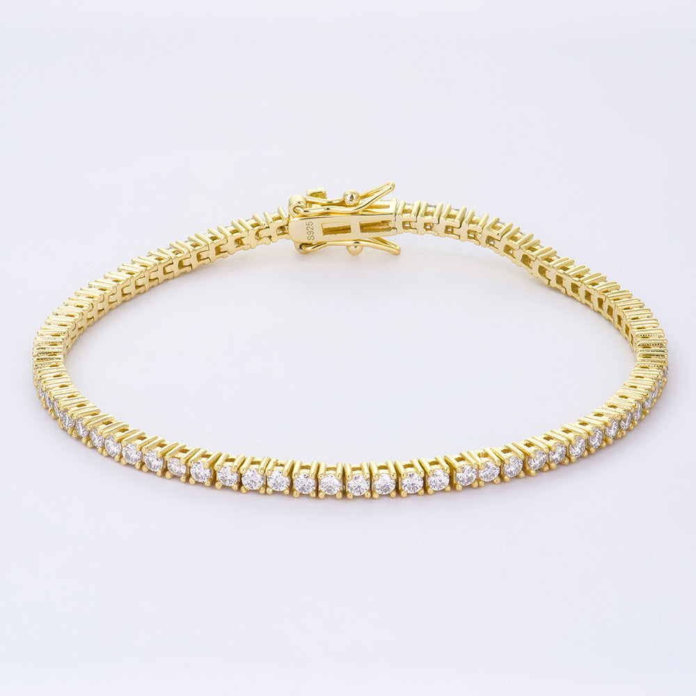 Trendy Moissanite Tennis Bracelet