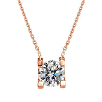 2 Carat Moissanite Necklace (925 Silver)