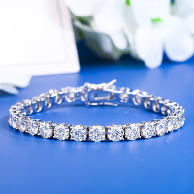Trendy Moissanite Tennis Bracelet