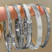 Bracelet Set for Women Stackable Bangles Fashion Non Fading Jewelry