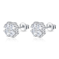 Love Four Clover Zircon Earrings- Diamond Style