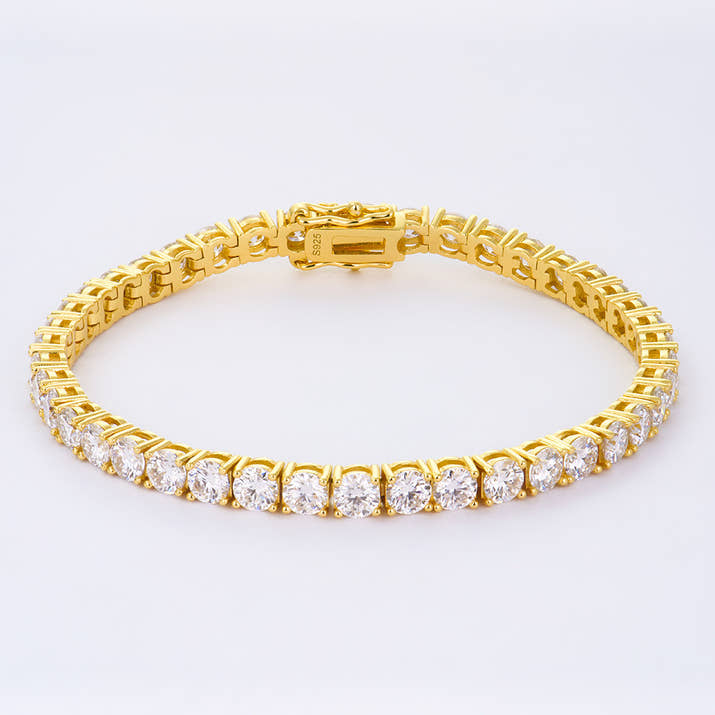 Trendy Moissanite Tennis Bracelet