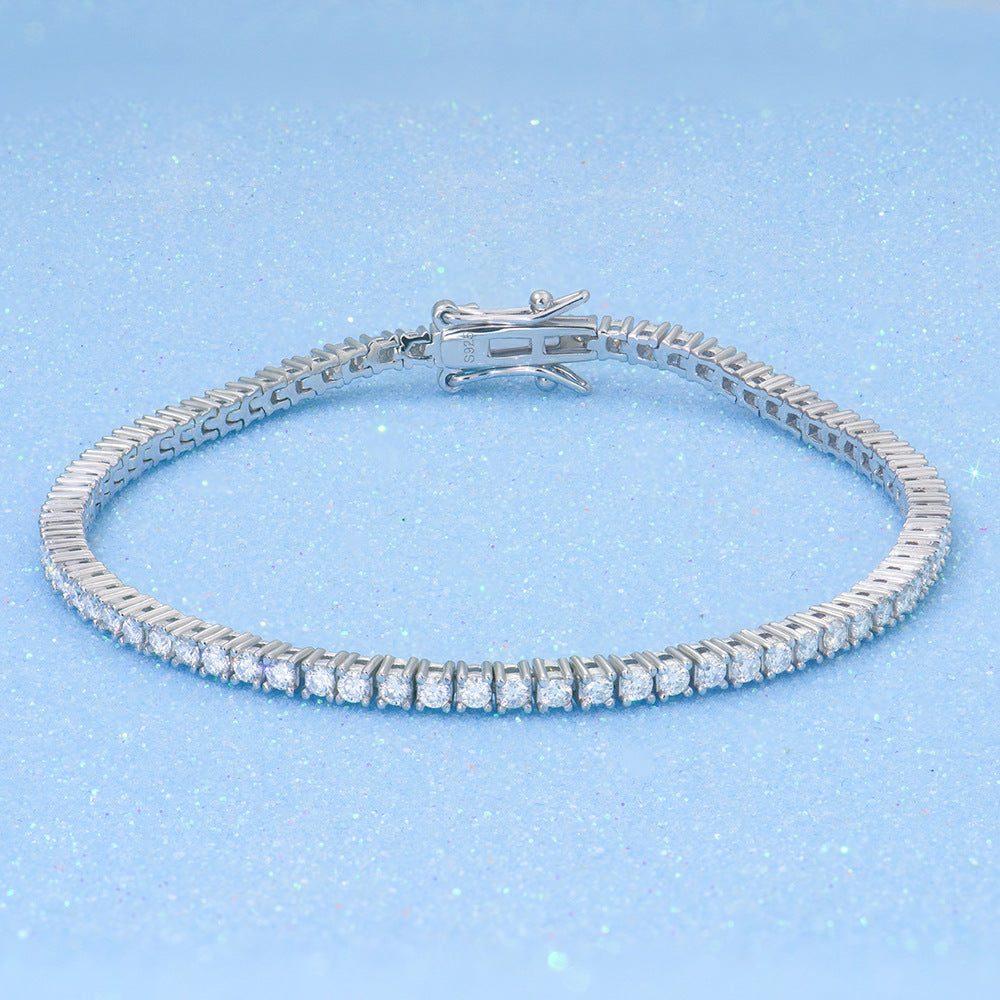 Trendy Moissanite Tennis Bracelet